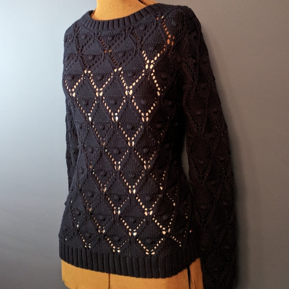 Stylish Navy Blue Sweater